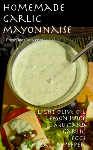 Homemade Mustard Garlic Aioli | Homemade Recipes //homemaderecipes.com/course/appetizers-snacks/19-unique-homemade-mayo-recipes