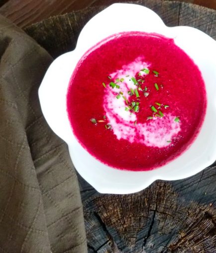Beet Root Soup at FreshBitesDaily.com