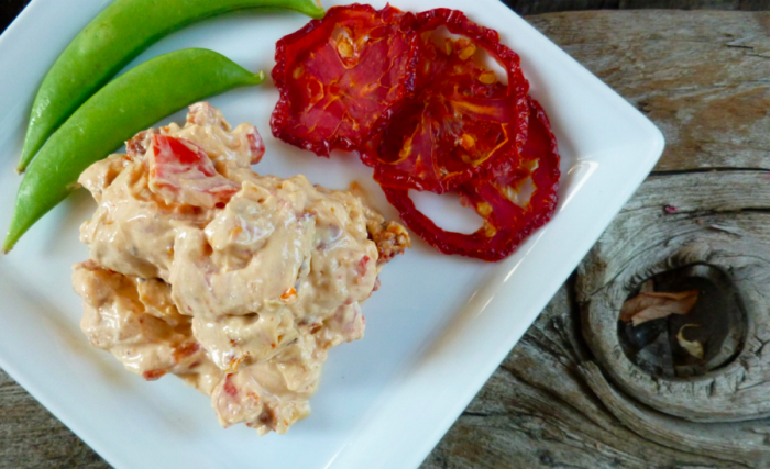 This tomato dip is so quick to make you'll wonder why you don't keep it around all the time