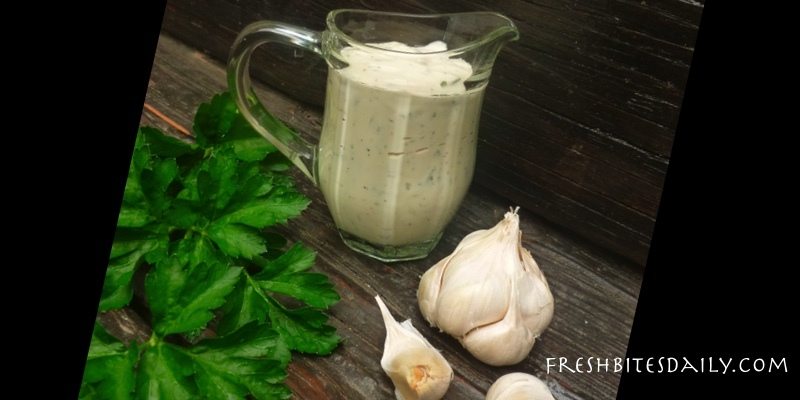 Homemade Garlic Dressing