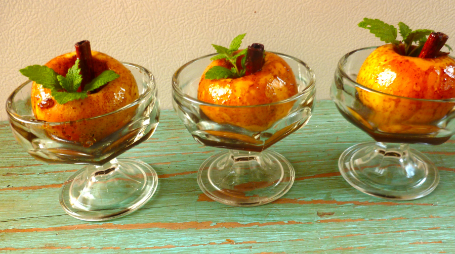 Cinnamon Rum Apples at FreshBitesDaily.com