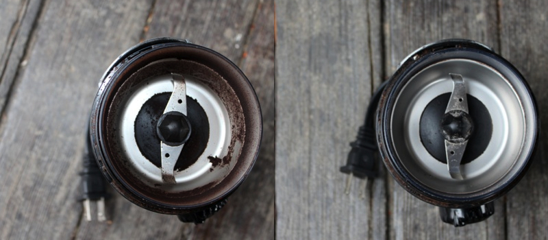 How DO you get those spices out of your coffee mill?