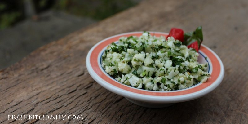 Cauliflower tabouli: A modern rendition of the classic